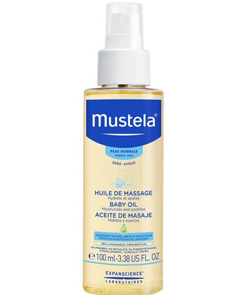 Dầu Massage Mustela Baby Oil – 100ml