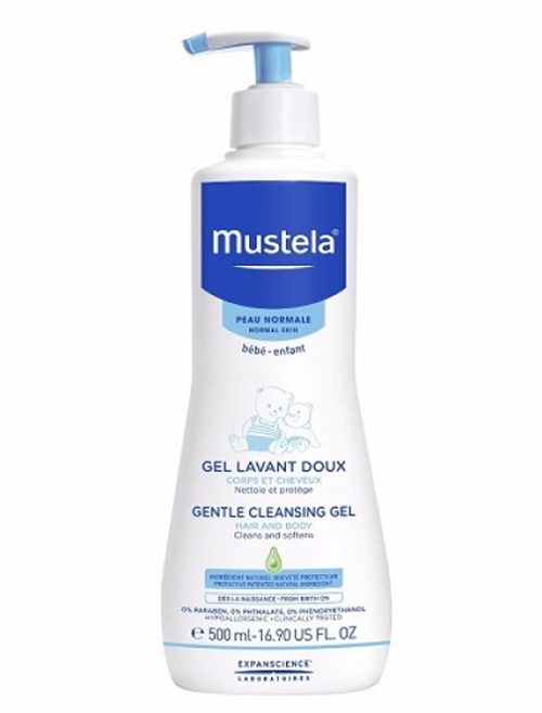 Gel tắm gội Mustela Gentle Cleansing Gel – 500ml