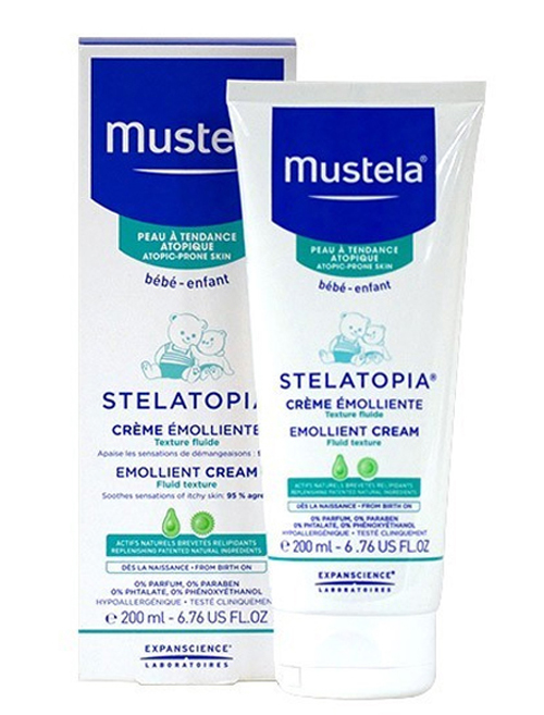 Kem dưỡng da Mustela Stelatopia Emollient Cream - 200ml