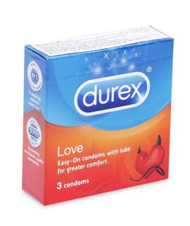 Bao cao su Durex Love Hộp 3 chiếc