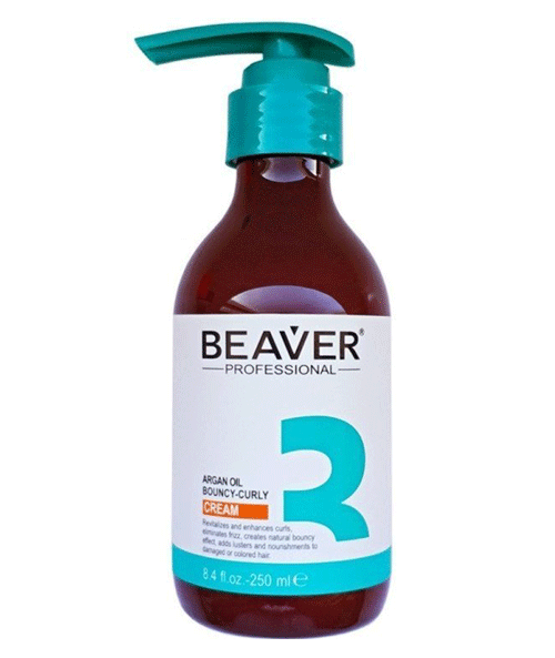Kem dưỡng tóc Beaver Argan Oil Bouncy-Curl Cream - 250ml