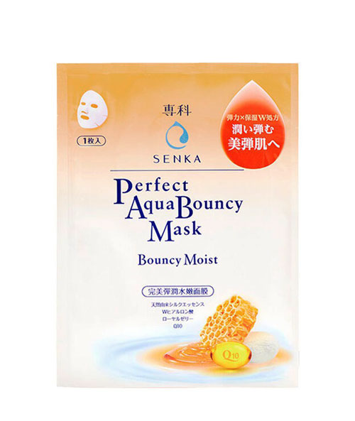 Mặt nạ dưỡng da Senka Perfect Aqua Bouncy Mask Bouncy Moist – 1 miếng x25ml