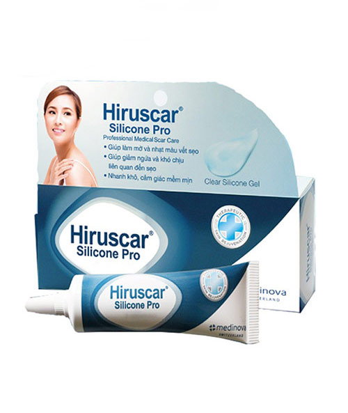 Gel trị sẹo mổ, to, lồi & phì đại Hiruscar Silicone Pro – 10g
