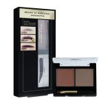 Phấn kẻ chân mày Browit Easy Drawing Brow Shadow 4g Free Brow Sticker 2 Pairs Series 1 Medium Brown