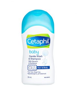 Sữa tắm gội toàn thân Cetaphil Baby Gentle Wash & Shampoo – 50ml