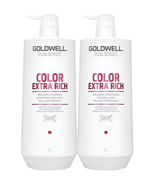 Dầu gội xả siêu dưỡng màu nhuộm Goldwell Dualsenses Color Extra Rich Brilliance - 1000ml
